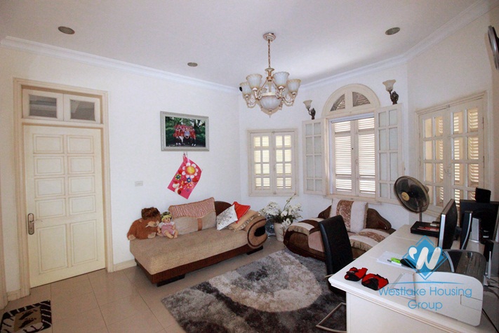 Beautiful house with large garden for rent in Ciputra area, Tay Ho, Hanoi